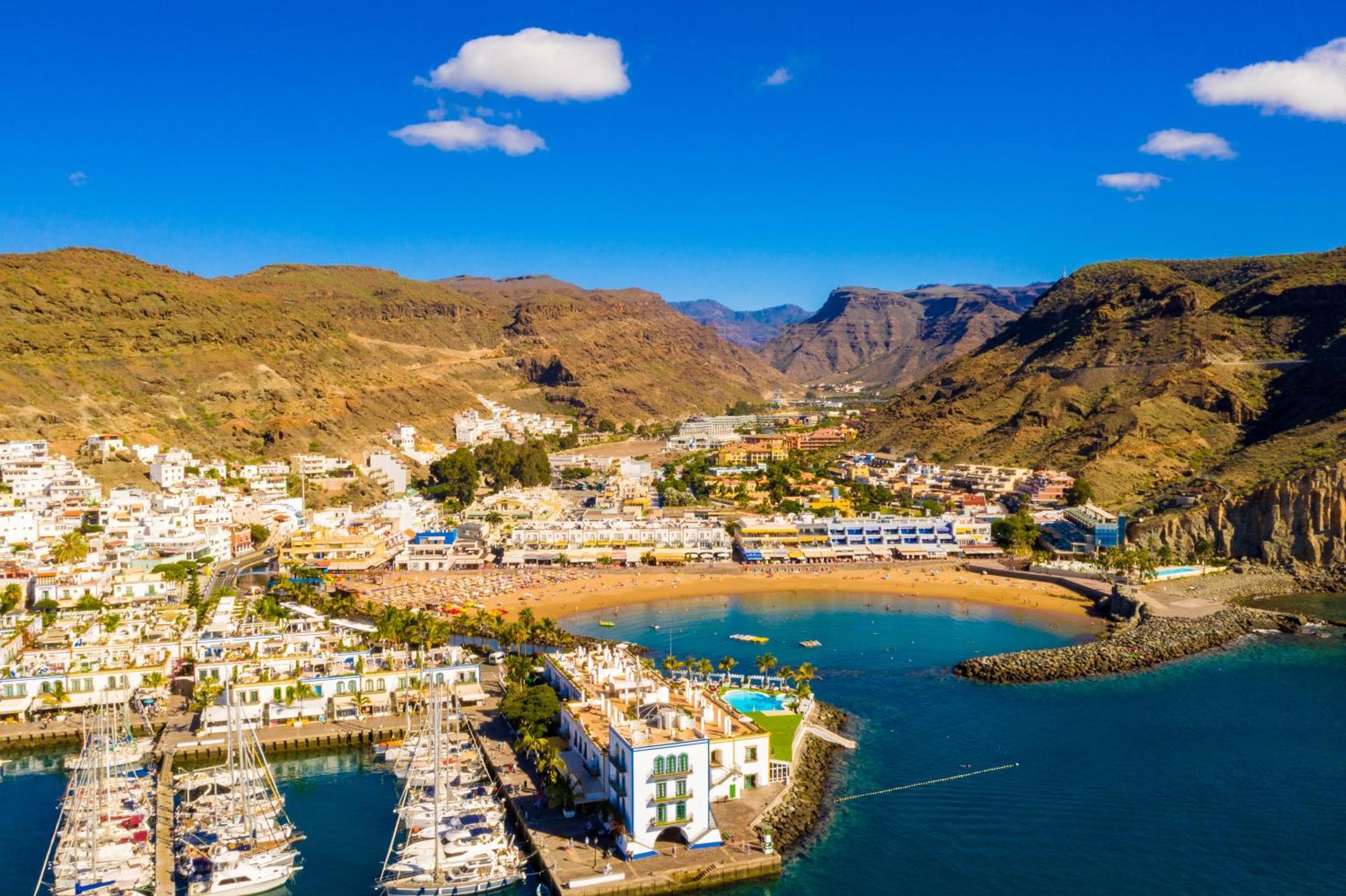 Apartamento Amarre Shell Puerto De Mogan Exterior foto